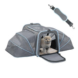 Petsfit Expandable Airline-Approved Pet Carrier – Soft-Sided Travel Carrier for Small Cats & Dogs